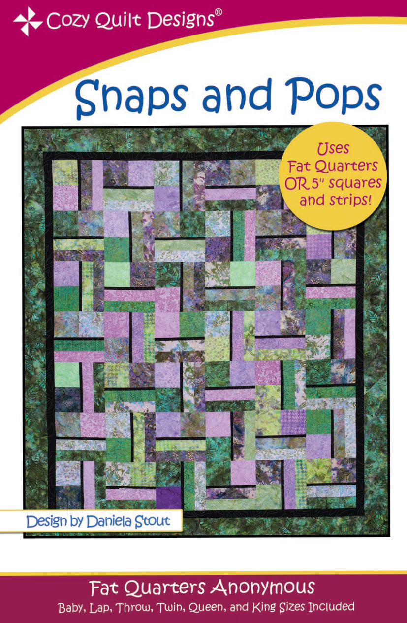 Snaps and Pops Downloadable Pattern by Cozy Quilt Designs