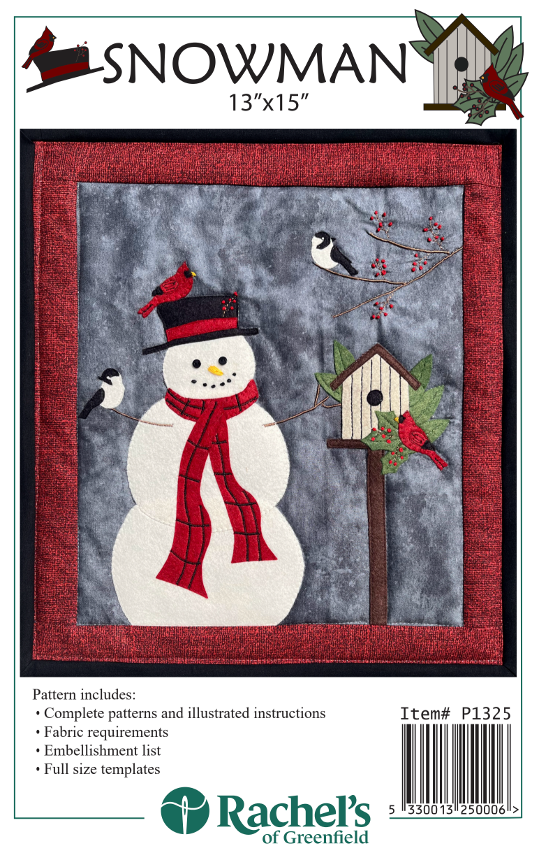 Snowman Downloadable Pattern by Rachels of Greenfield