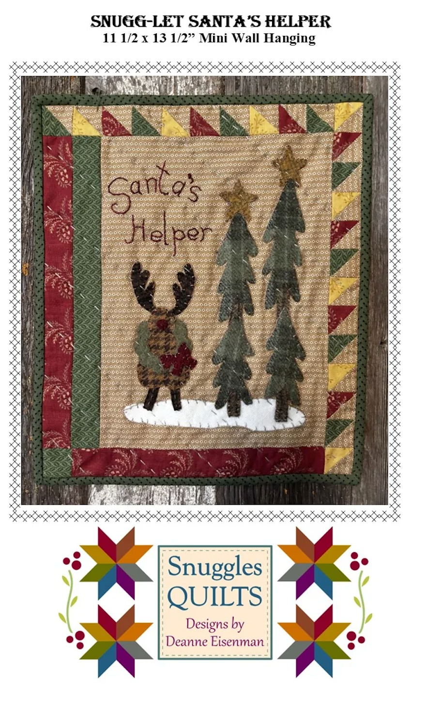 Snugg-let Santa's Helper Downloadable Pattern by Snuggles Quilts