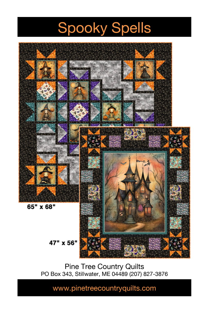 Spooky Spells Downloadable Pattern by Pine Tree Country Quilts