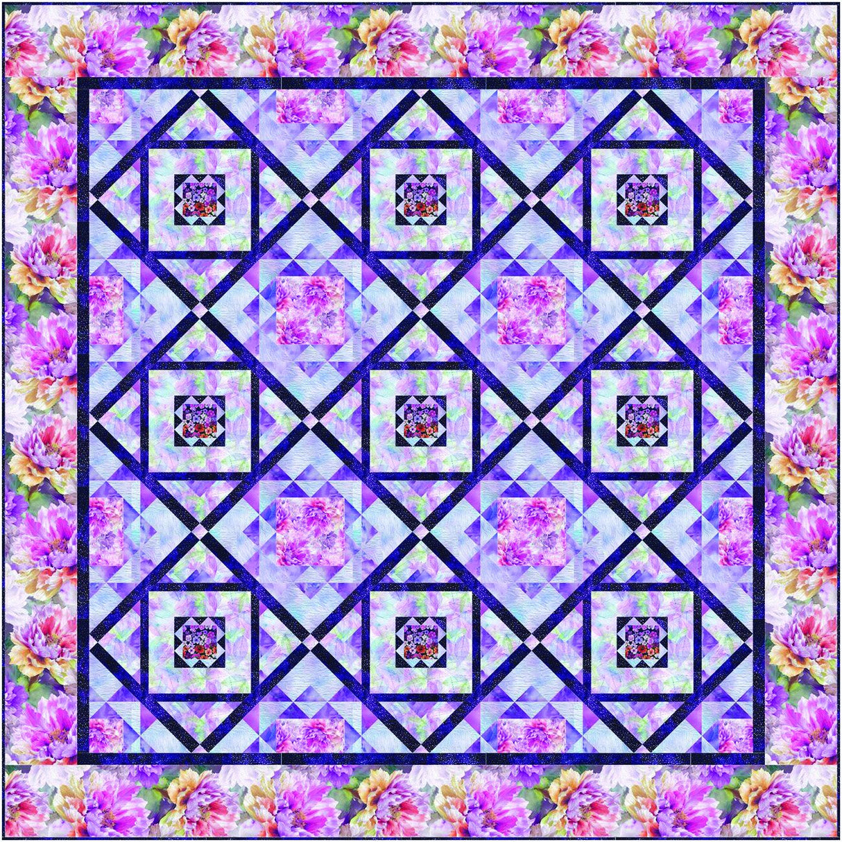Spring Posey Downloadable Pattern by Windmill Quilts