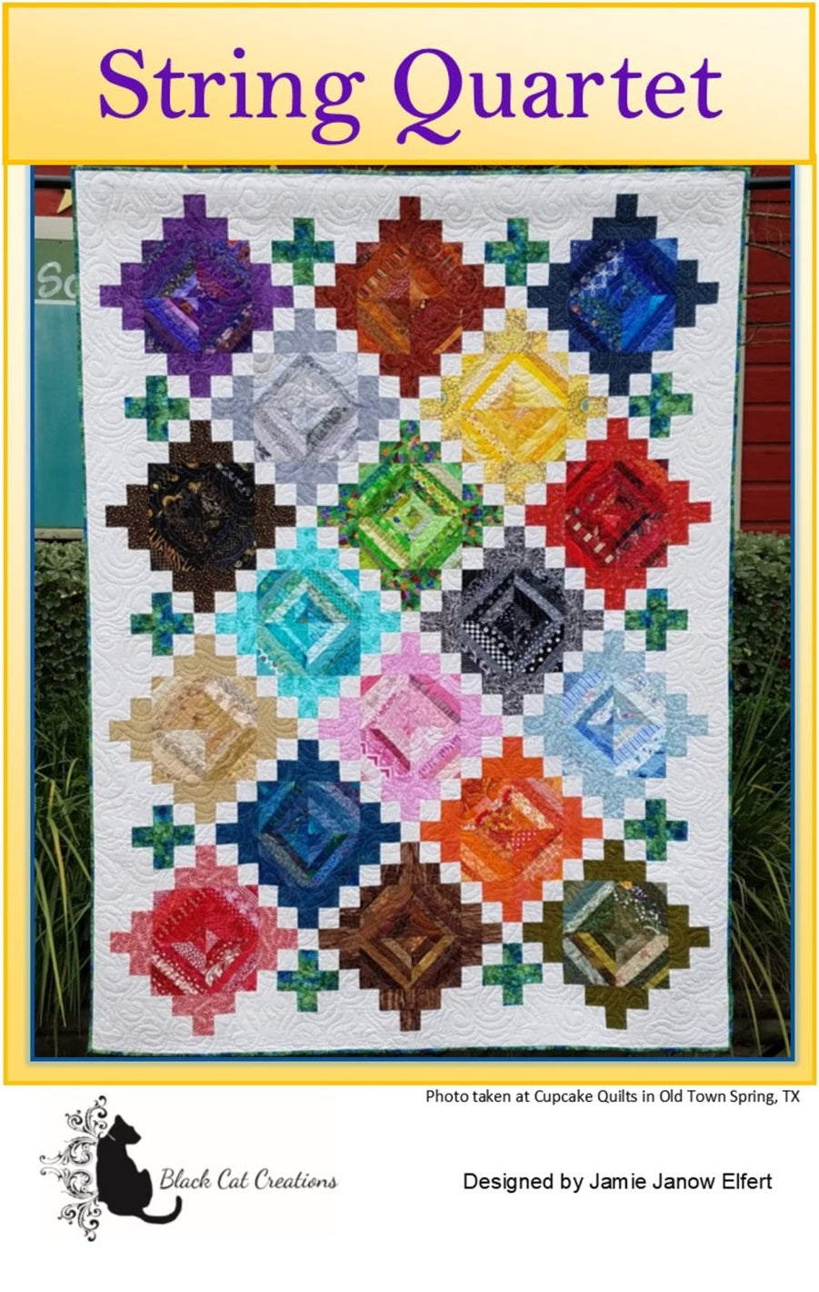 String Quartet Downloadable Pattern by Black Cat Creations