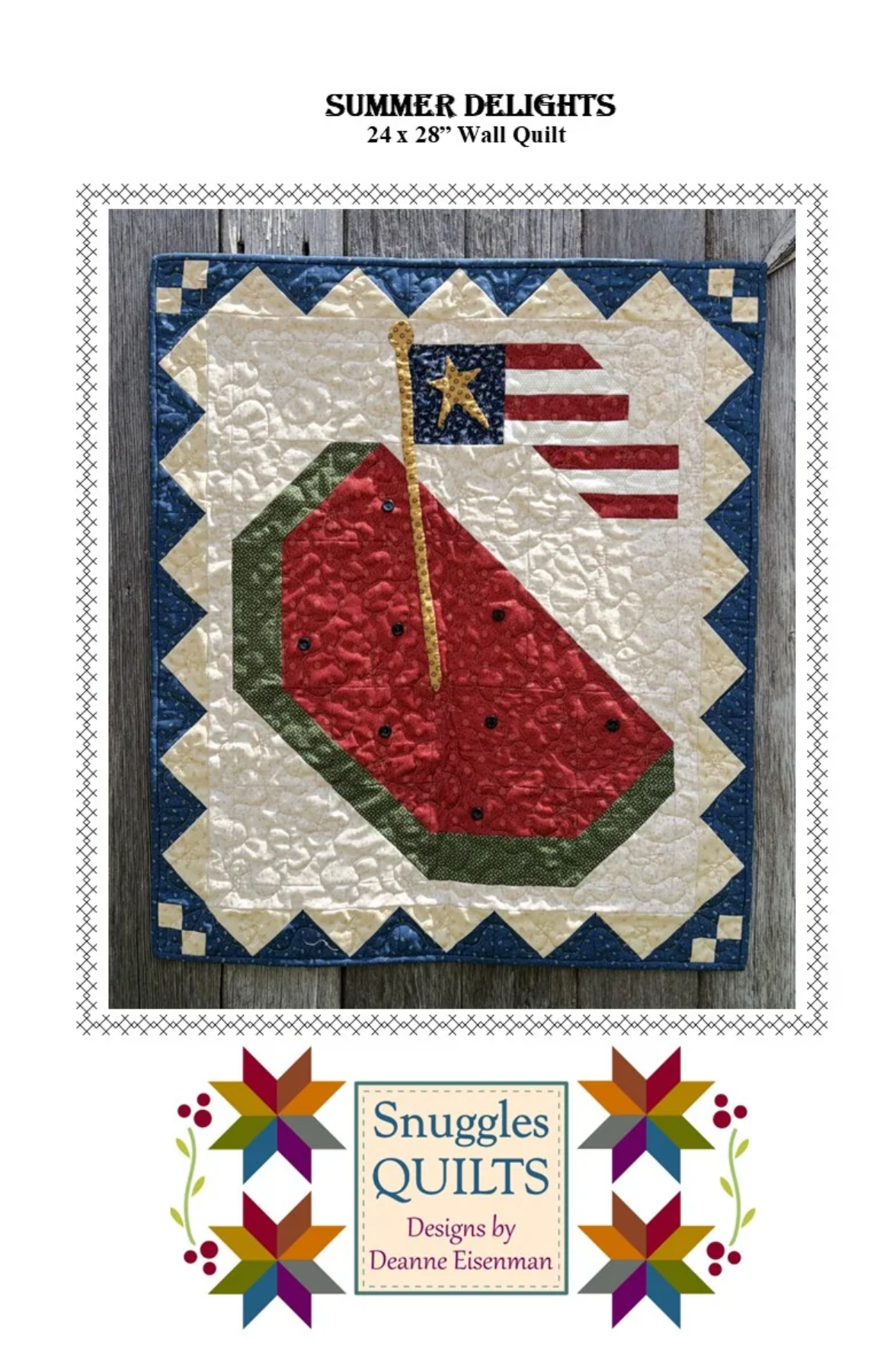 Summer Delights Downloadable Pattern by Snuggles Quilts