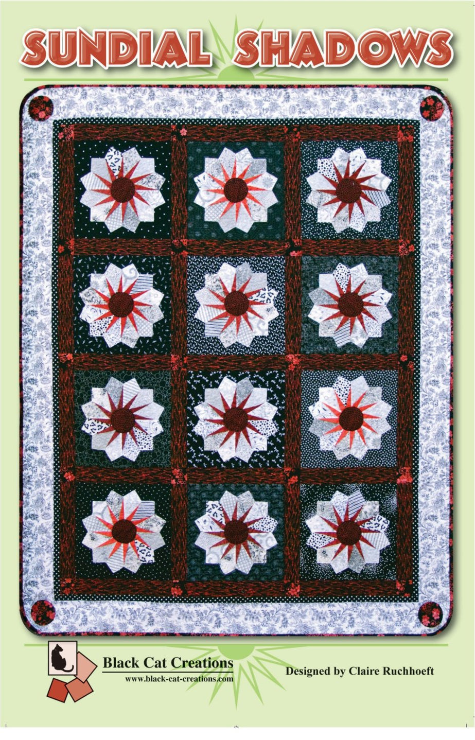 Sundial Shadows Downloadable Pattern by Black Cat Creations