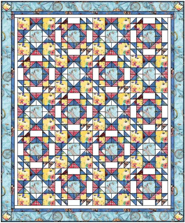 Sunny Delight Downloadable Pattern by Sam Quilt Designs