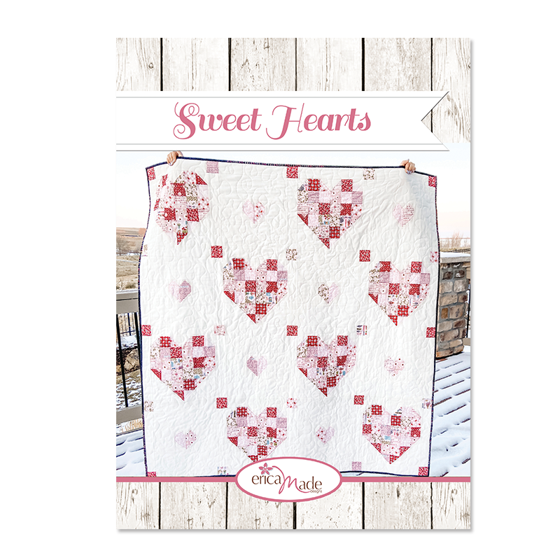 Sweet Hearts Quilt Pattern by Confessions of a Homeschooler
