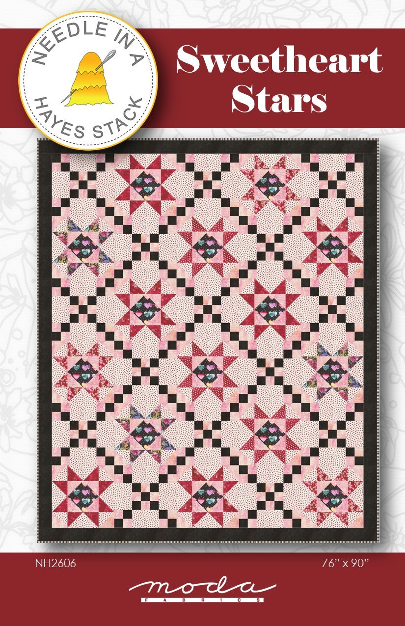Sweetheart Stars Downloadable Pattern By Needle In A Hayes Stack