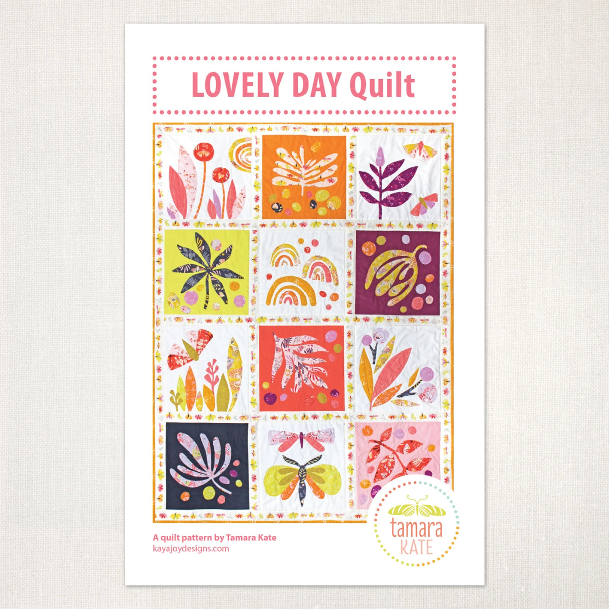 Lovely Day Quilt Pattern by Tamara Kate Designs