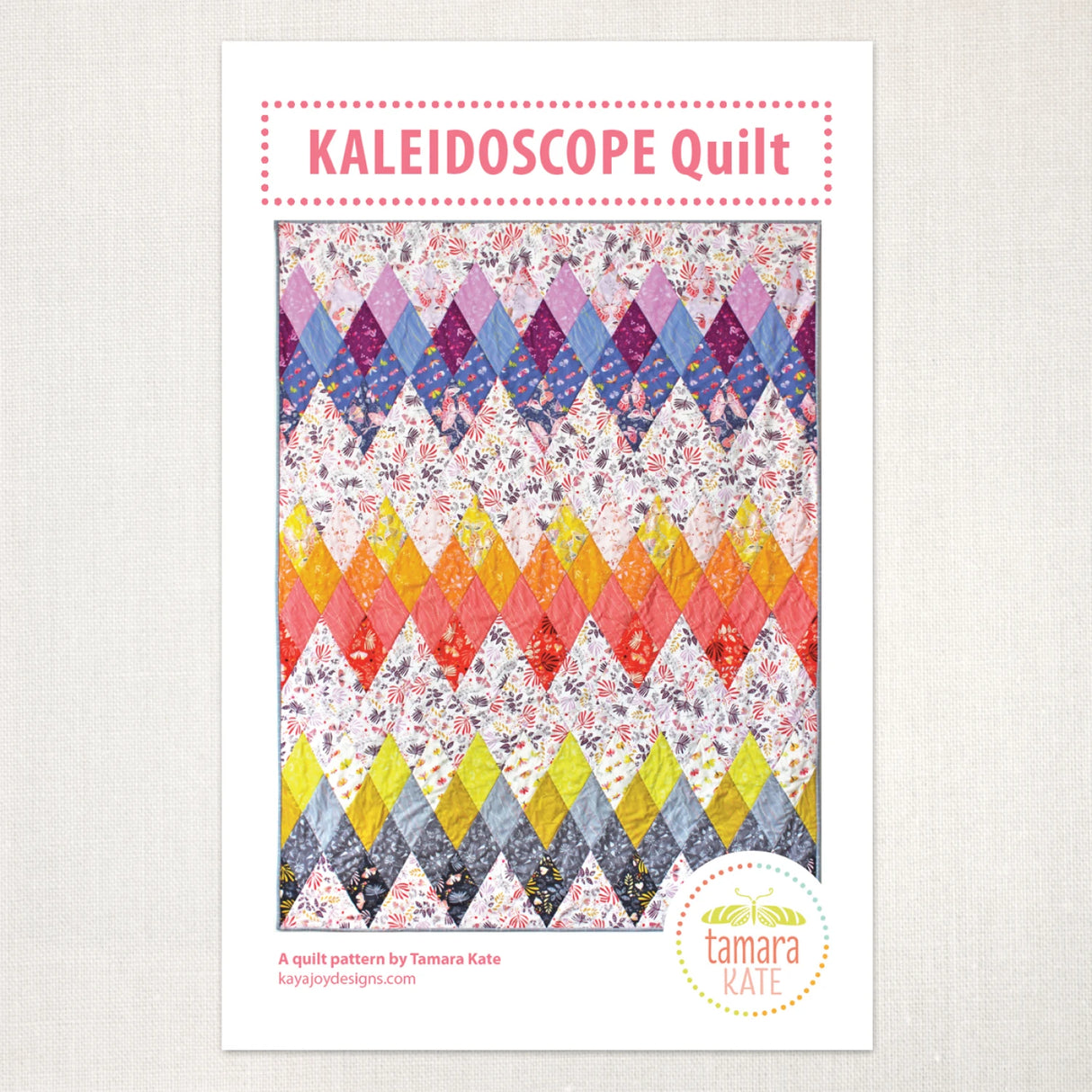 Kaleidoscope Quilt Pattern by Tamara Kate Designs