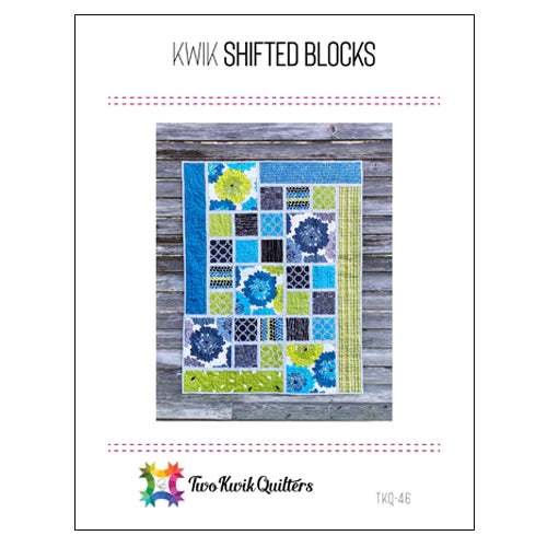 Back of the Kwik Shifted Blocks Quilt Pattern by Karie Jewell