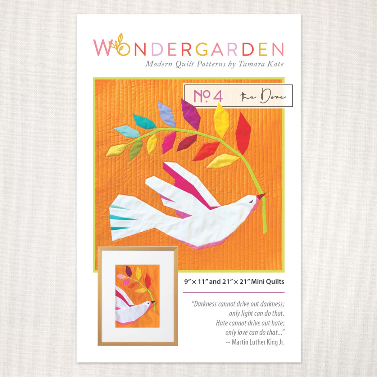 The Dove Quilt Pattern by Tamara Kate Designs