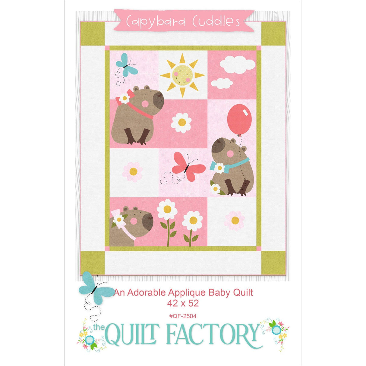 Capybara Cuddles Quilt Pattern by The Quilt Factory