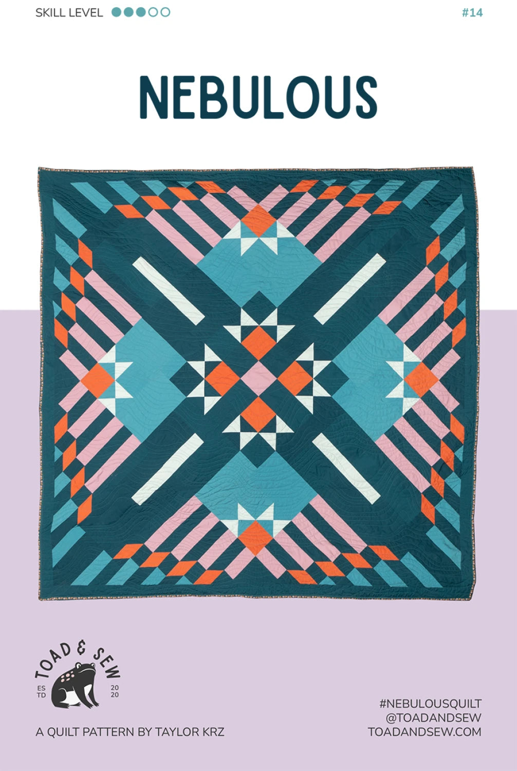 Nebulous Quilt Pattern by Toad and Sew