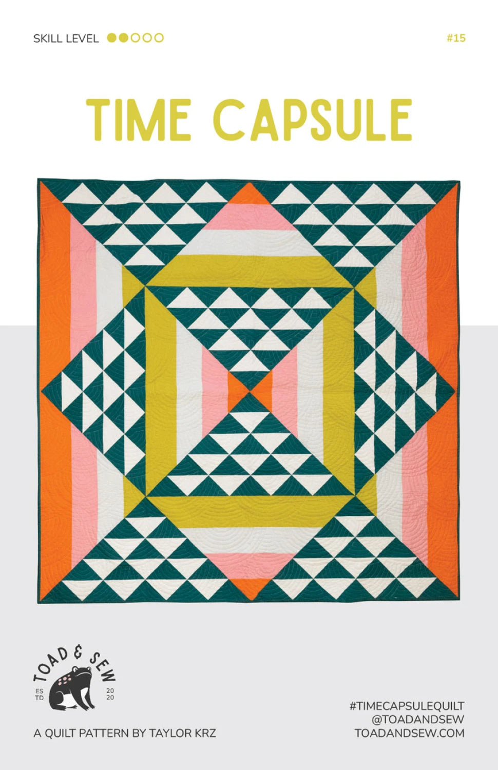 Time Capsule Quilt Pattern by Toad and Sew