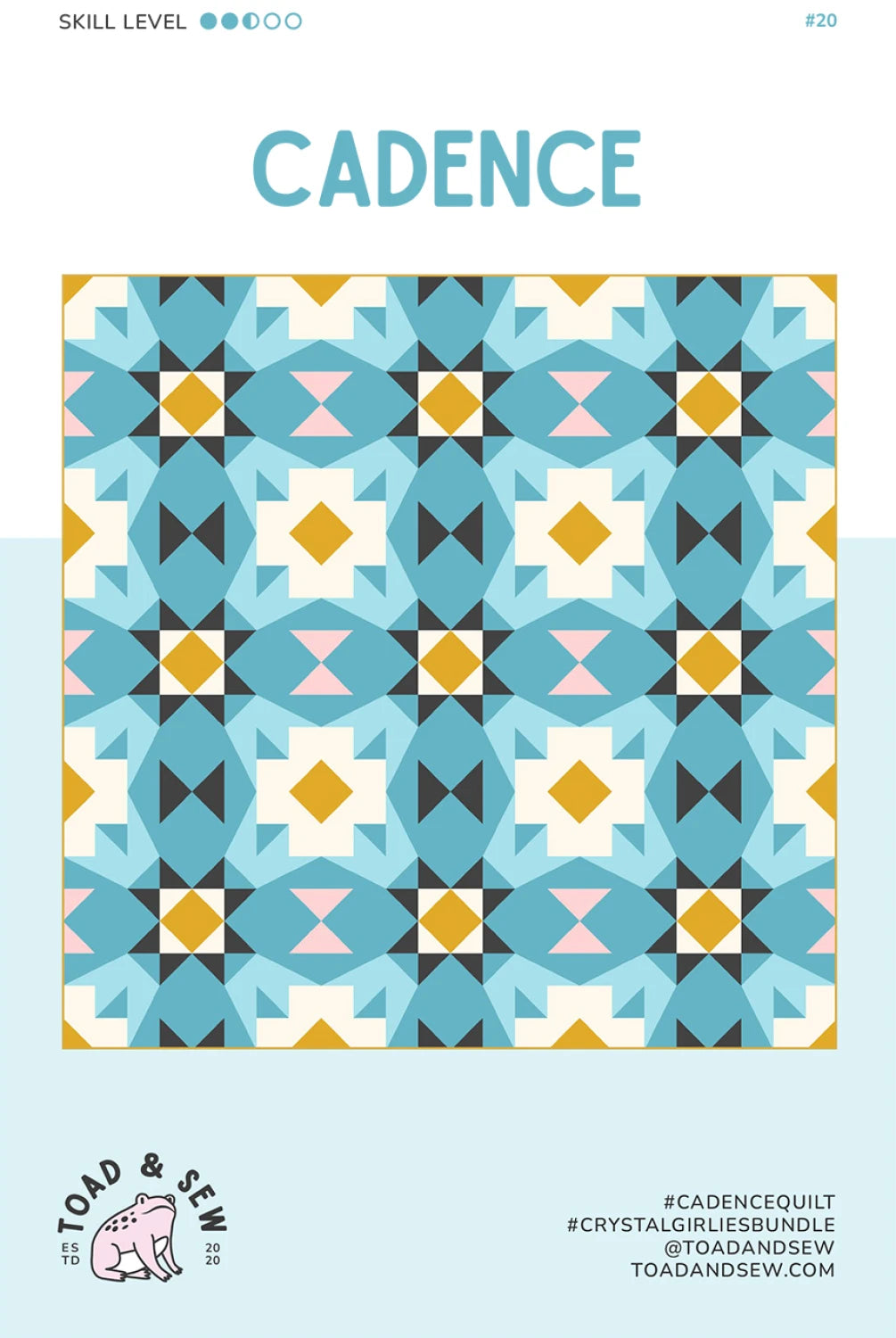 Cadence Quilt Pattern by Toad and Sew
