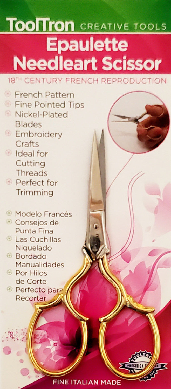 Epaulette Thread & Needleart Scissors 3-1/2in