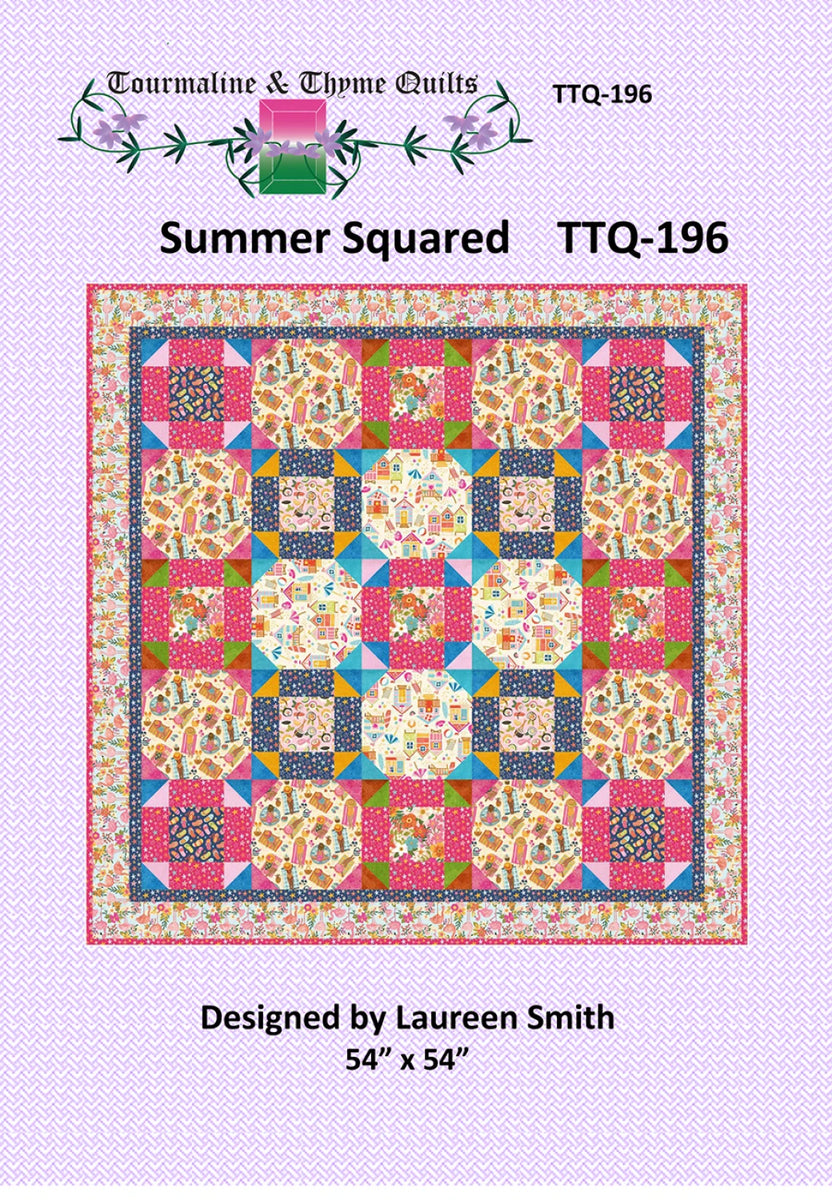 Summer Squared Quilt Pattern – Quilting Books Patterns and Notions