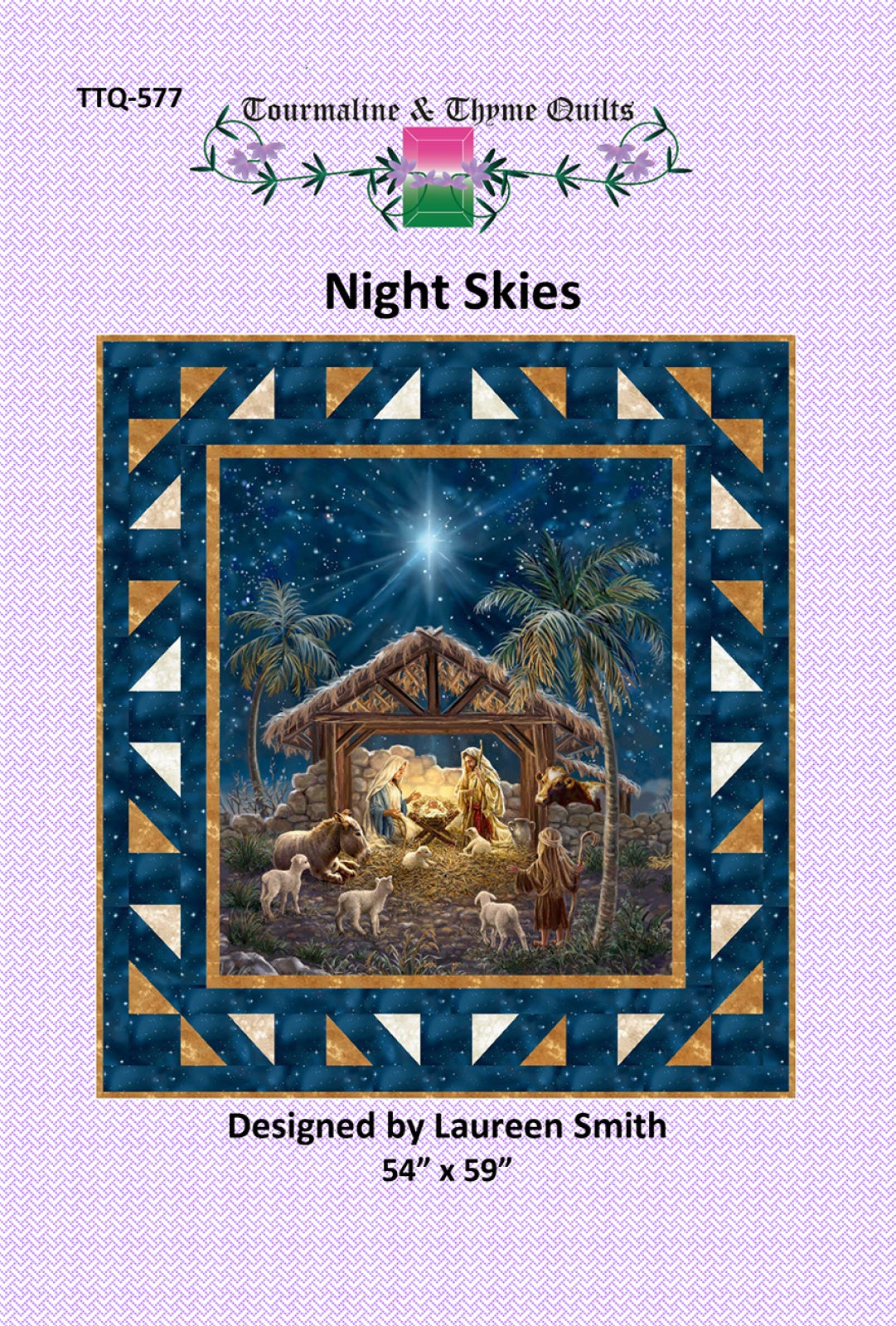 Night Skies Quilt Pattern by Touramaline & Thyme