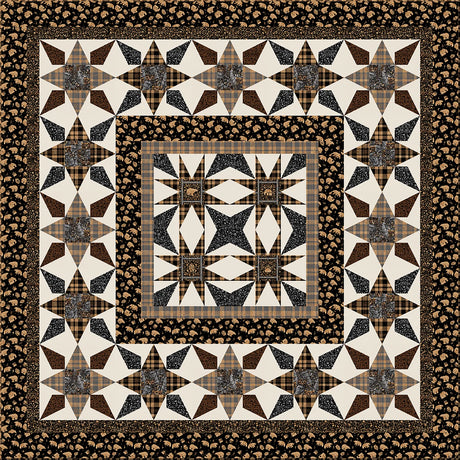 Back of the Stars in the Woods Quilt Pattern by The Whimsical Workshop