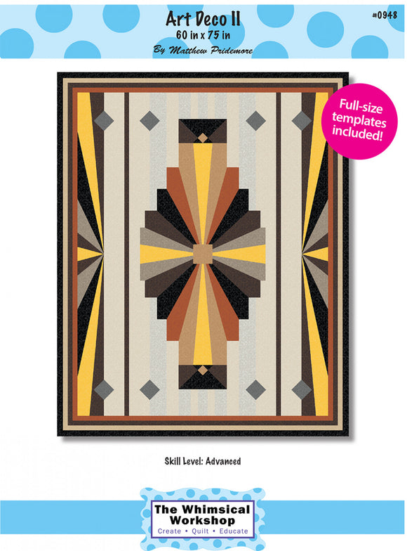 Art Deco II Quilt Pattern by The Whimsical Workshop