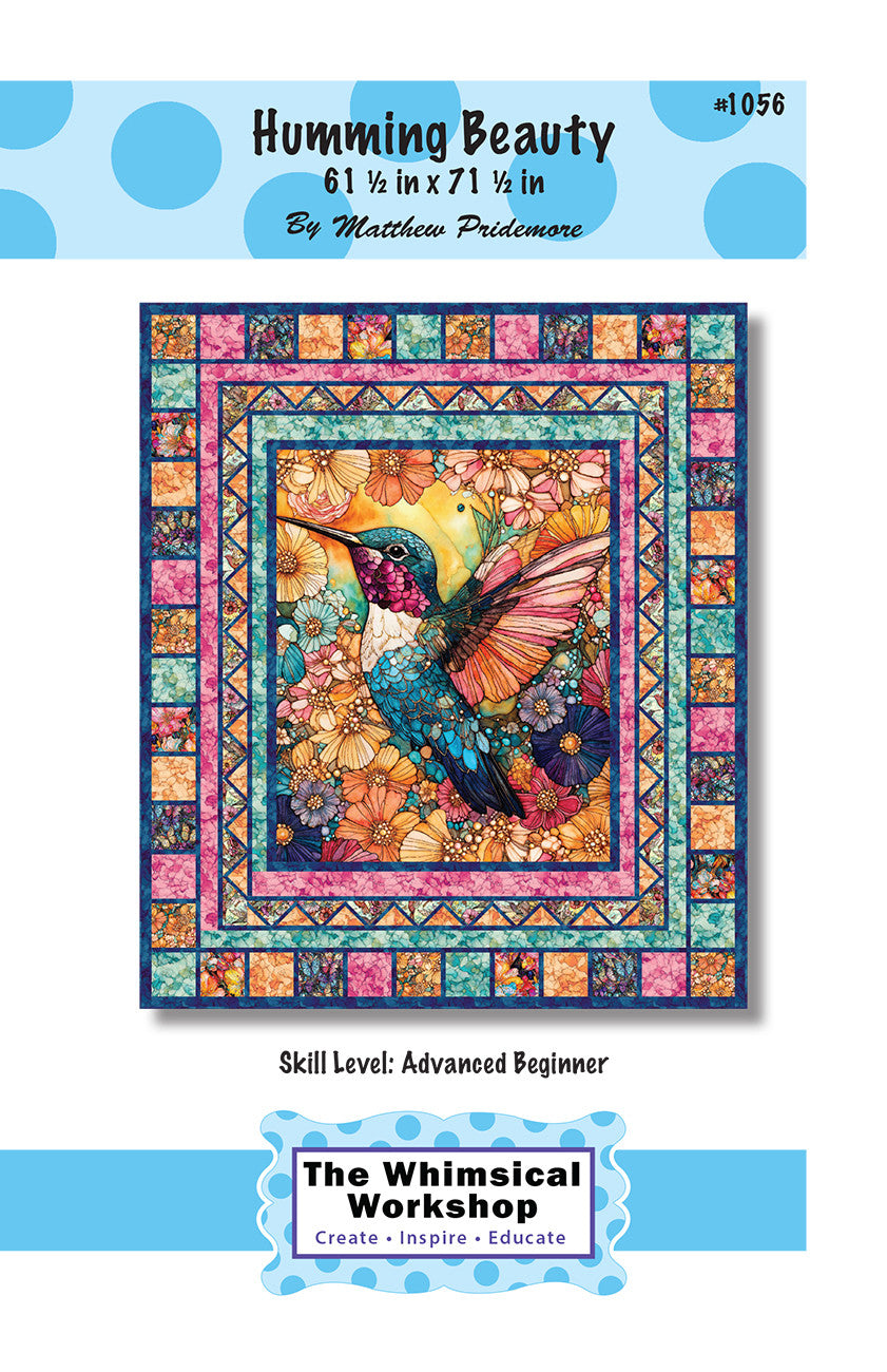 Humming Beauty Quilt Pattern by The Whimsical Workshop