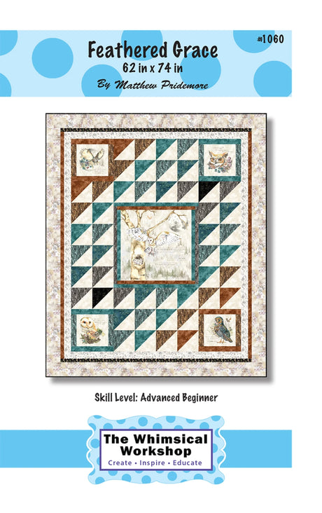 Feathered Grace Quilt Pattern by The Whimsical Workshop