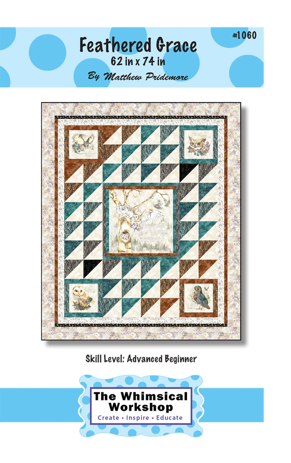 Feathered Grace Quilt Pattern by The Whimsical Workshop