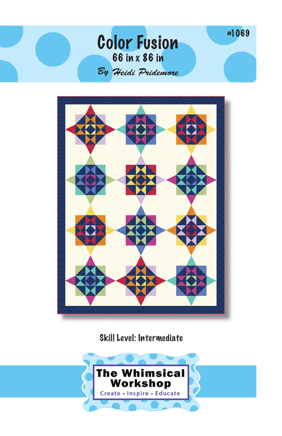 Color Fusion Quilt Pattern by The Whimsical Workshop