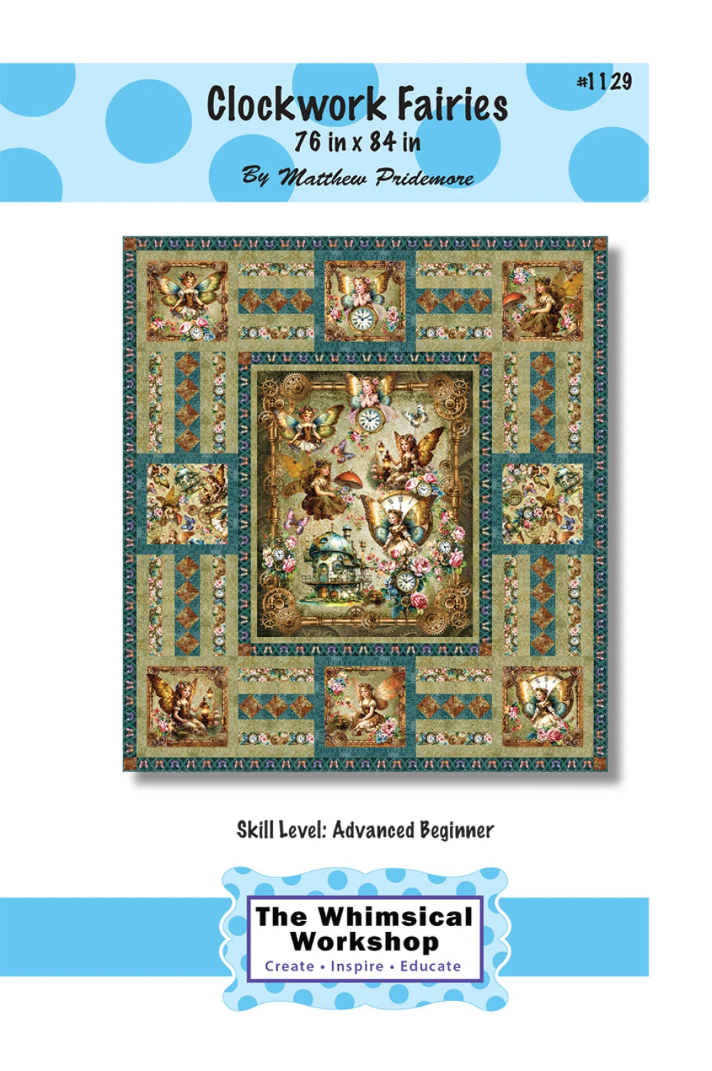 Clockwork Fairies Quilt Pattern by Whimsical Workshop