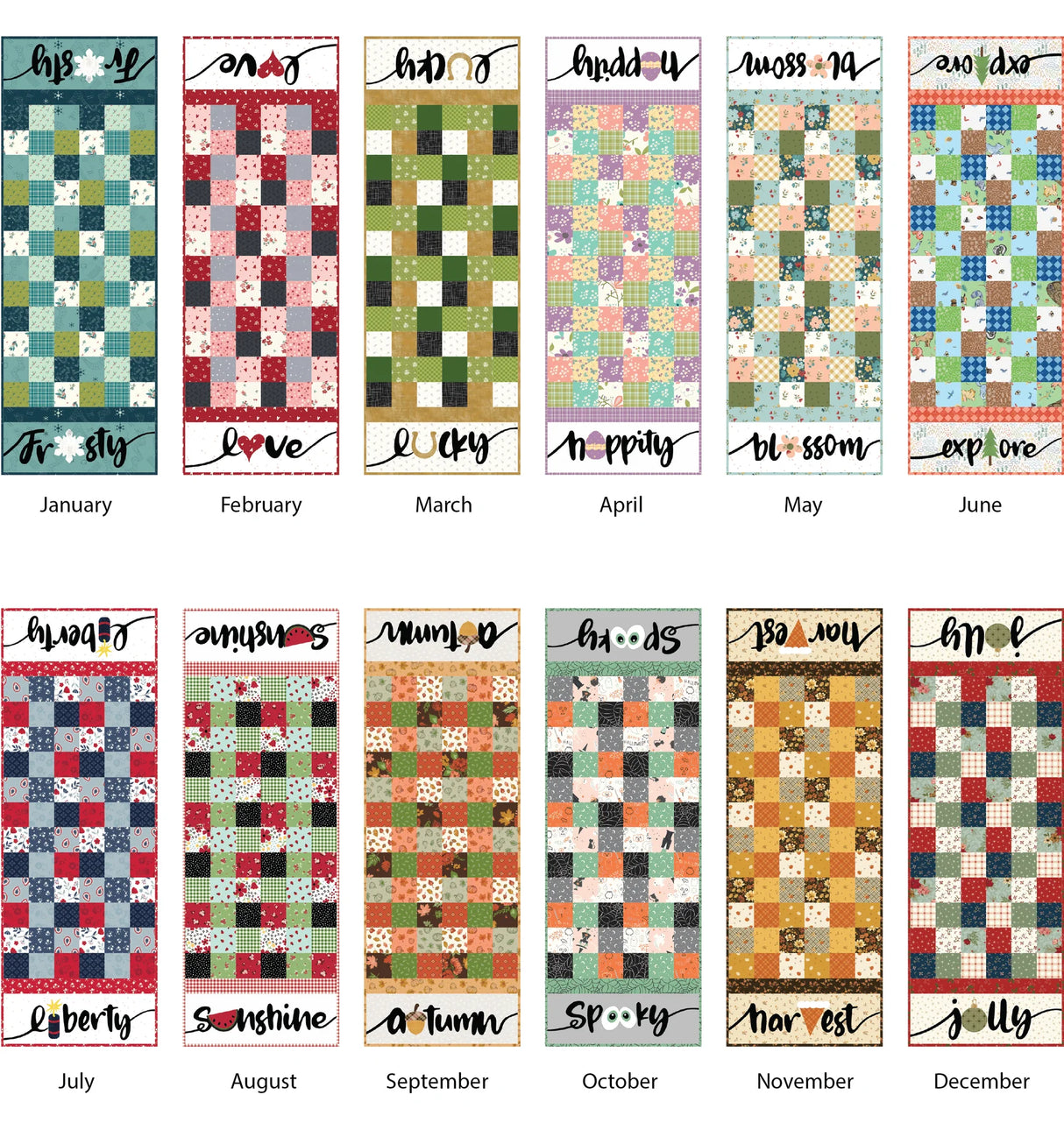 Table Talk Runners Downloadable Pattern by Stringtown Lane Quilts