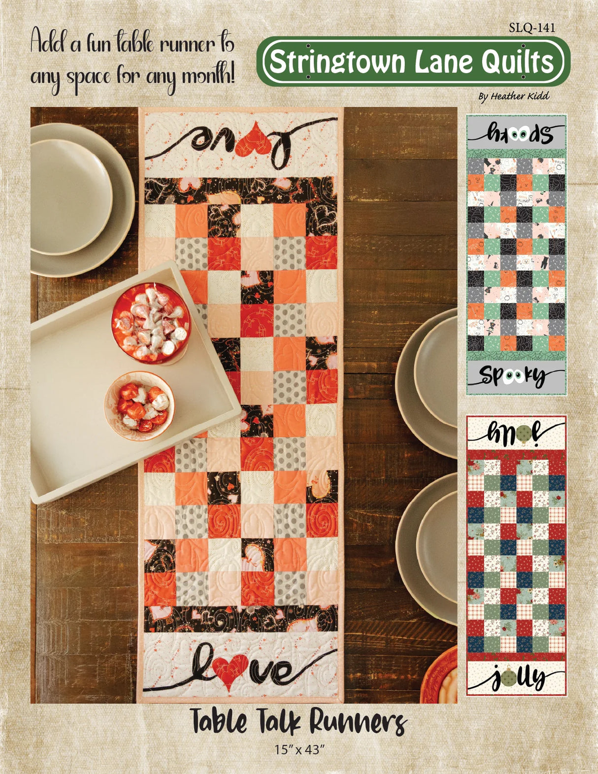 Table Talk Runners Downloadable Pattern by Stringtown Lane Quilts