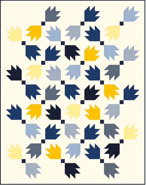 Tea Leaves Quilt Pattern by Meadow Mist Designs