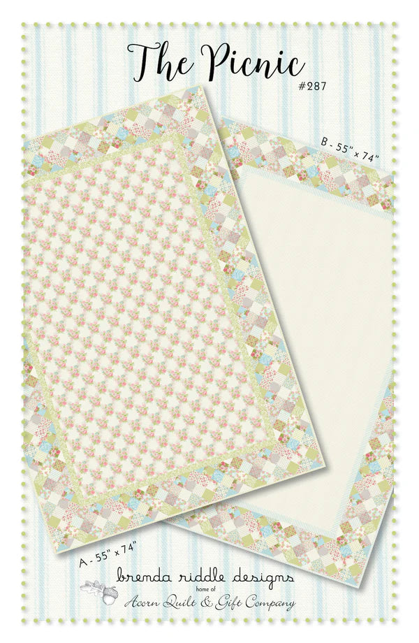 The Picnic Quilt Pattern by Brenda Riddle Designs