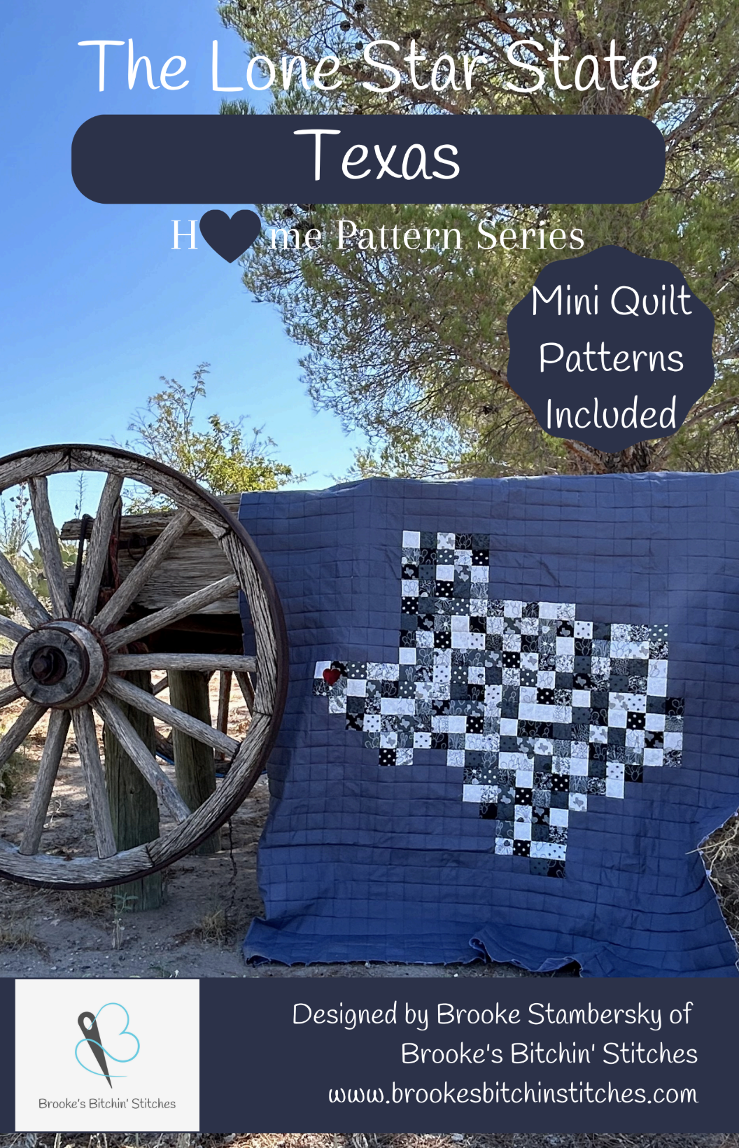 The Lone Star State Texas Downloadable Pattern By Brooke's Bitchin' Stitches