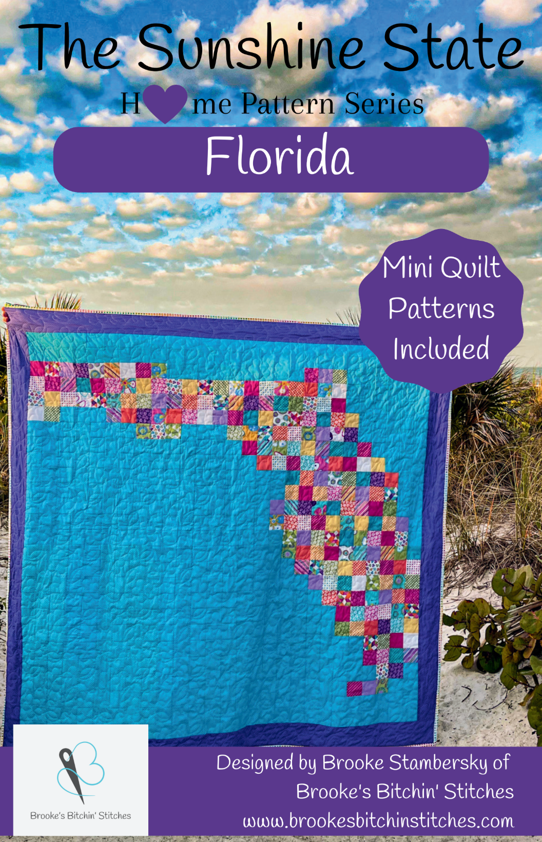 The Sunshine State Florida Downloadable Pattern By Brooke's Bitchin' Stitches