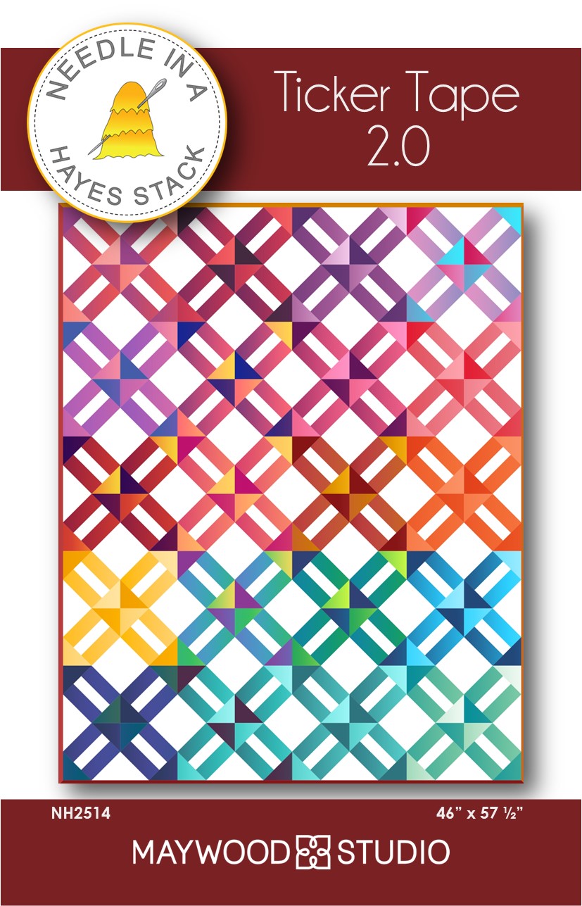 Ticker Tape 2.0 Downloadable Pattern by Needle In A Hayes Stack