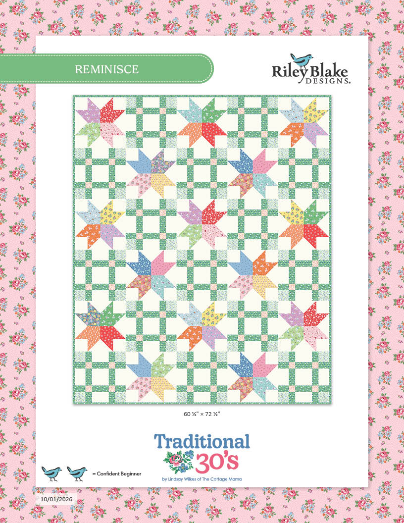 Reminisce Downloadable Pattern By Riley Blake Designs