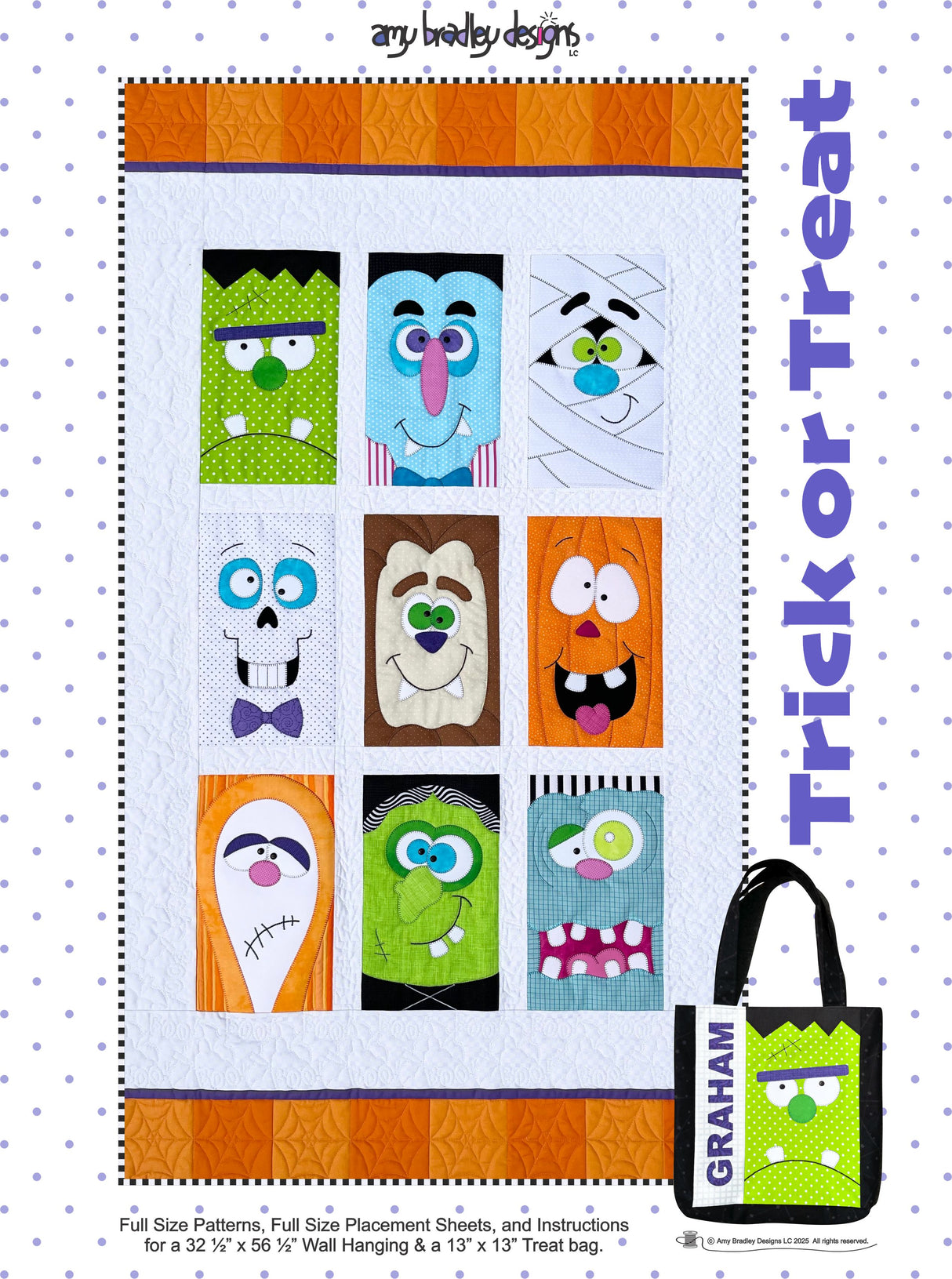 Trick or Treat Downloadable Pattern by Amy Bradley Designs