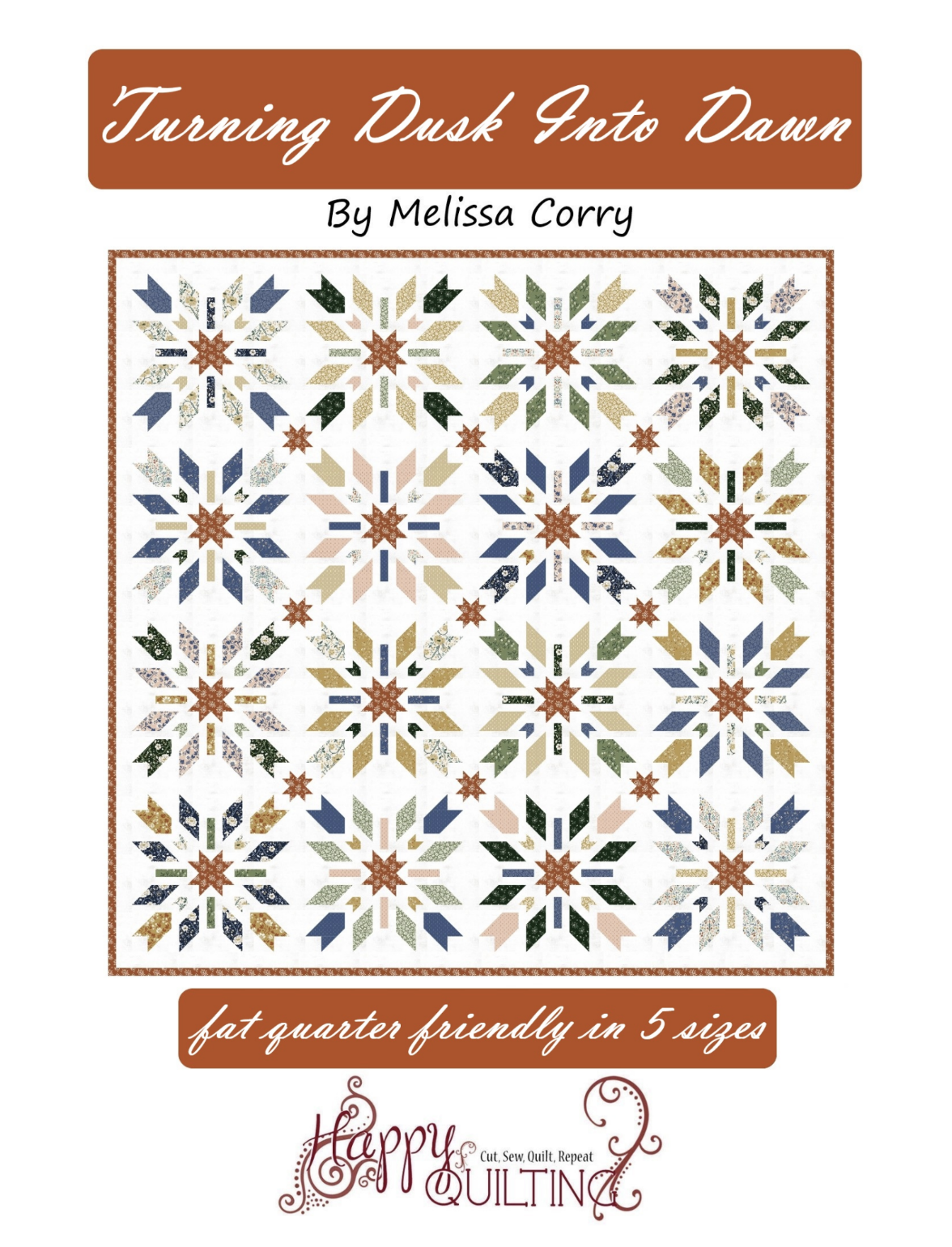 Turning Dusk Into Dawn Downloadable Pattern By Happy Quilting Melissa Corry