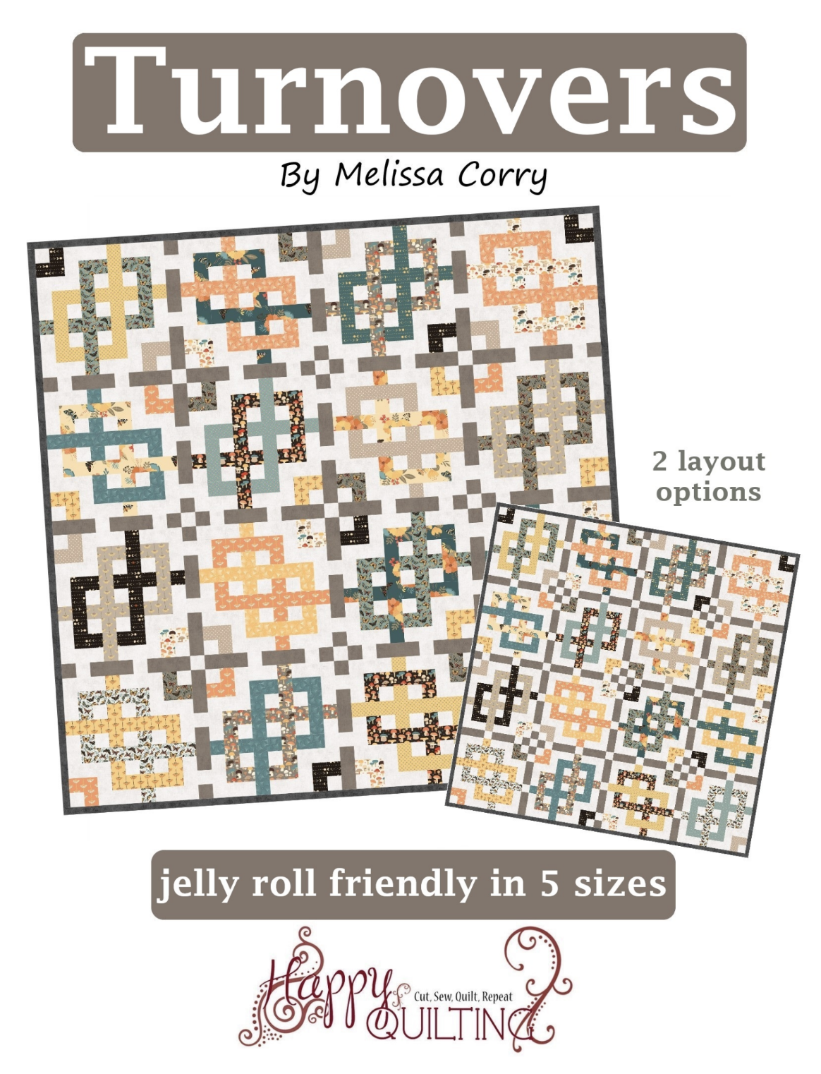Turnovers Downloadable Pattern By Happy Quilting Melissa Corry