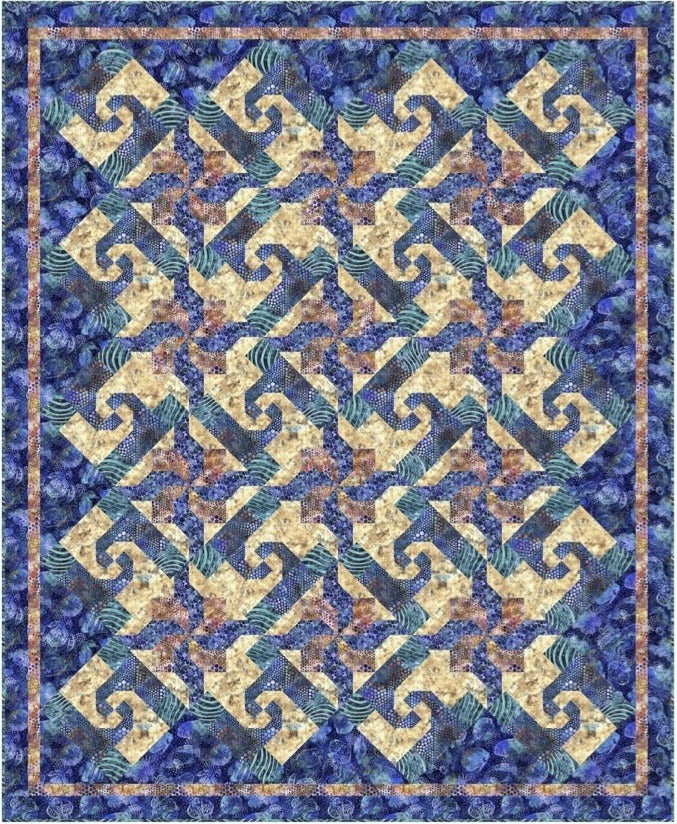 Twist and Twirl Downloadable Pattern by Pine Tree Country Quilts