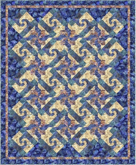 Twist and Twirl Downloadable Pattern by Pine Tree Country Quilts
