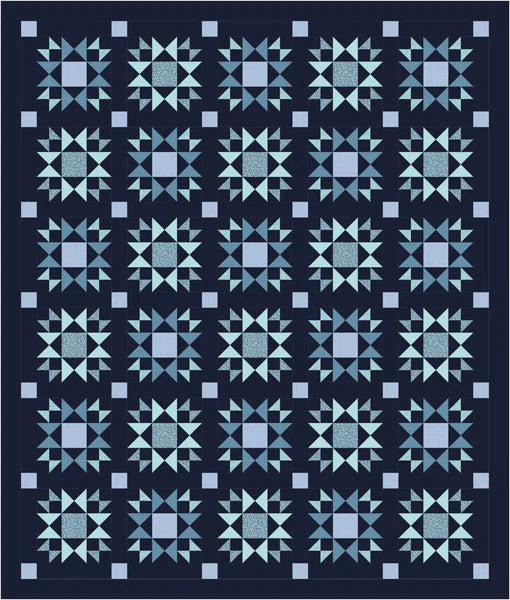 Sea Crystals Quilt Pattern by Upper Canada Quiltworks