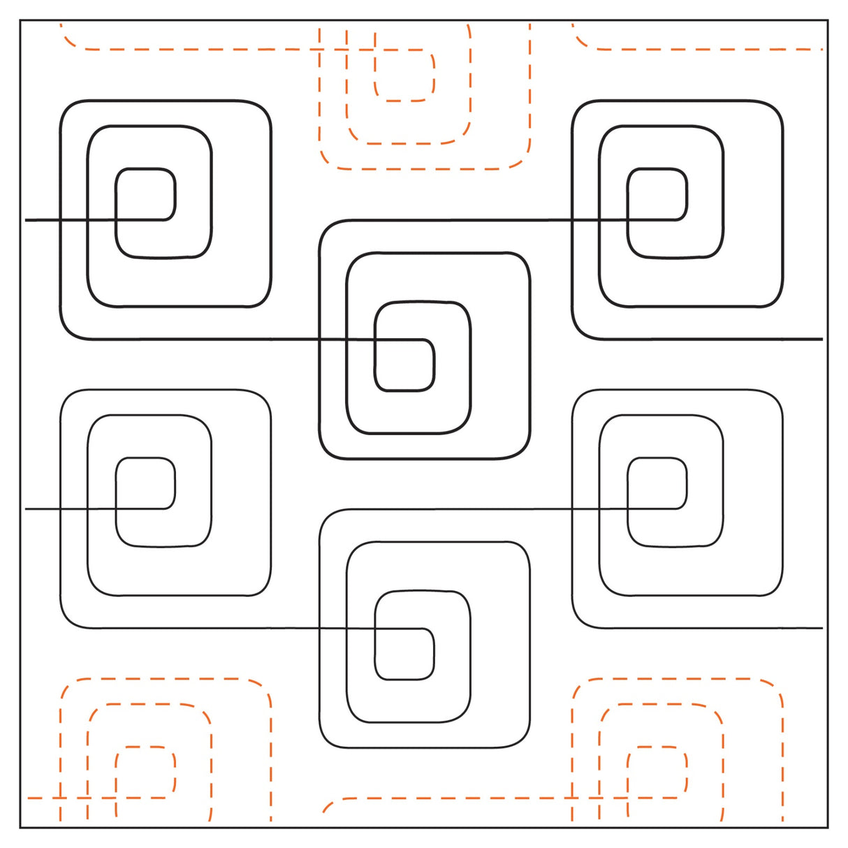 5 1/2in Bauhaus Baby Tear Away package of four 48in sheets by Quilting Creations