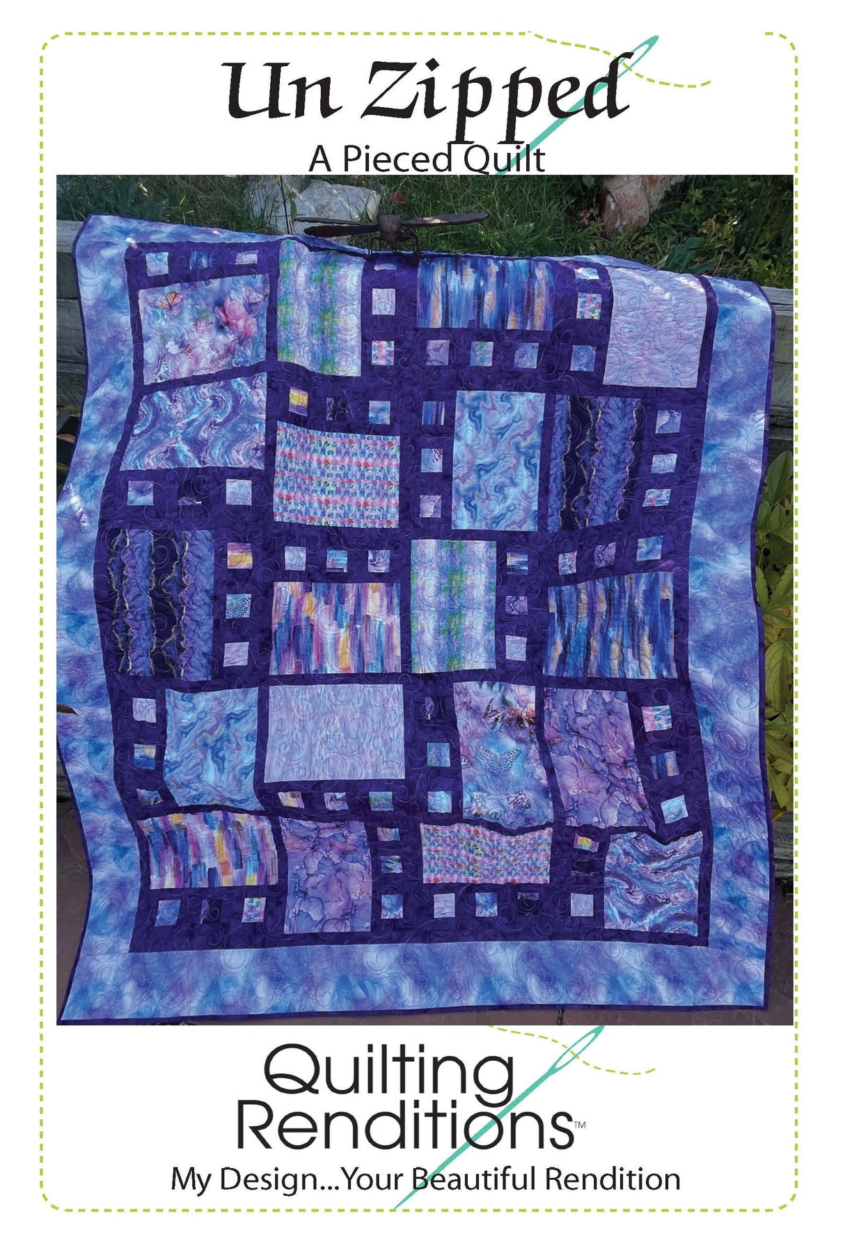 Un Zipped Downloadable Pattern by Quilting Renditions