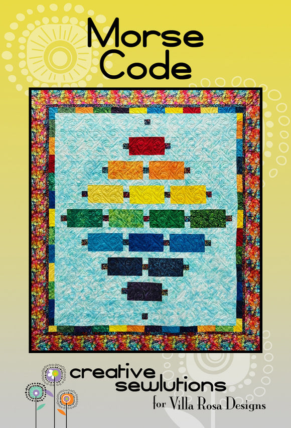 Morse Code Quilt Pattern by Villa Rosa Designs