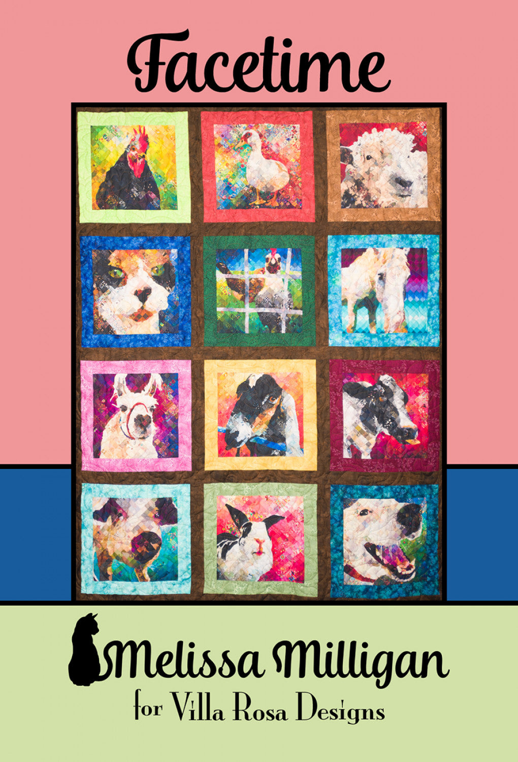 Facetime Quilt Pattern by Villa Rosa Designs