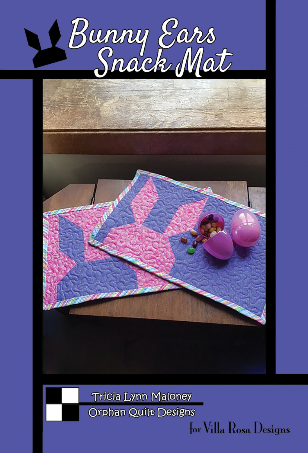 Bunny Ears Snack Mat Pattern by Villa Rosa Designs