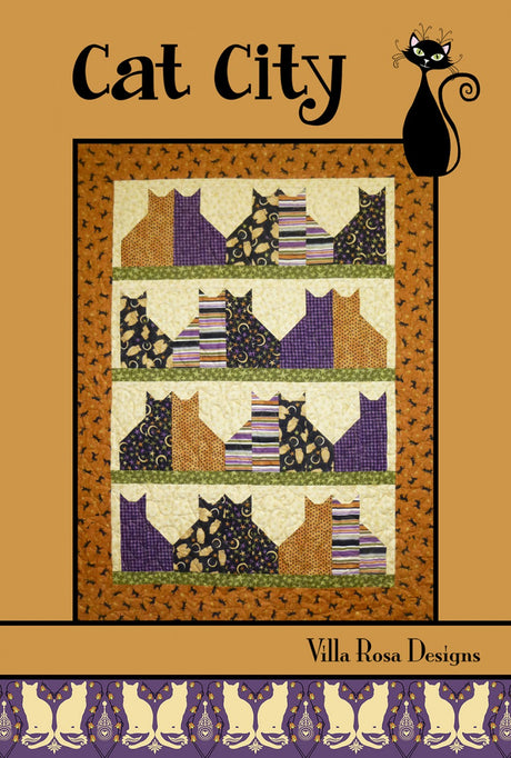 Cat City Quilt Pattern by Villa Rosa Designs