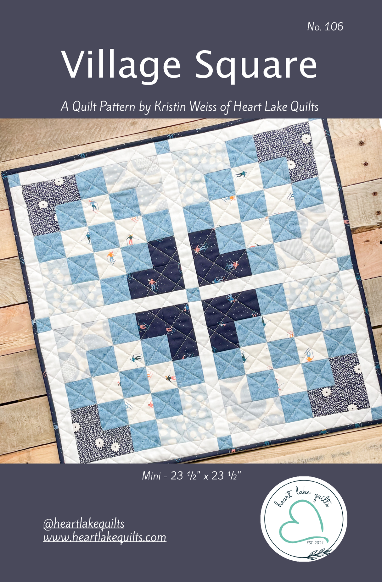 Village Square Downloadable Pattern by Heart Lake Quilts